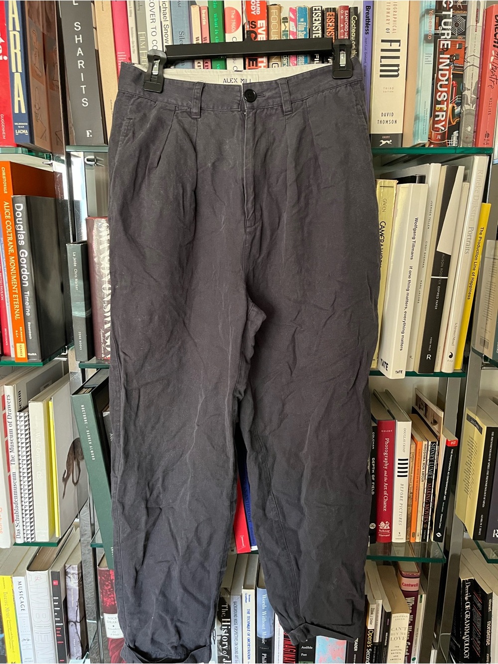 Alex Mill Off black Chinos - Relaxed Women's Trousers from Suit(ish) line